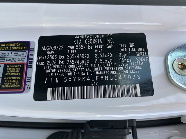 Certified 2022 Kia Sorento SX image 47