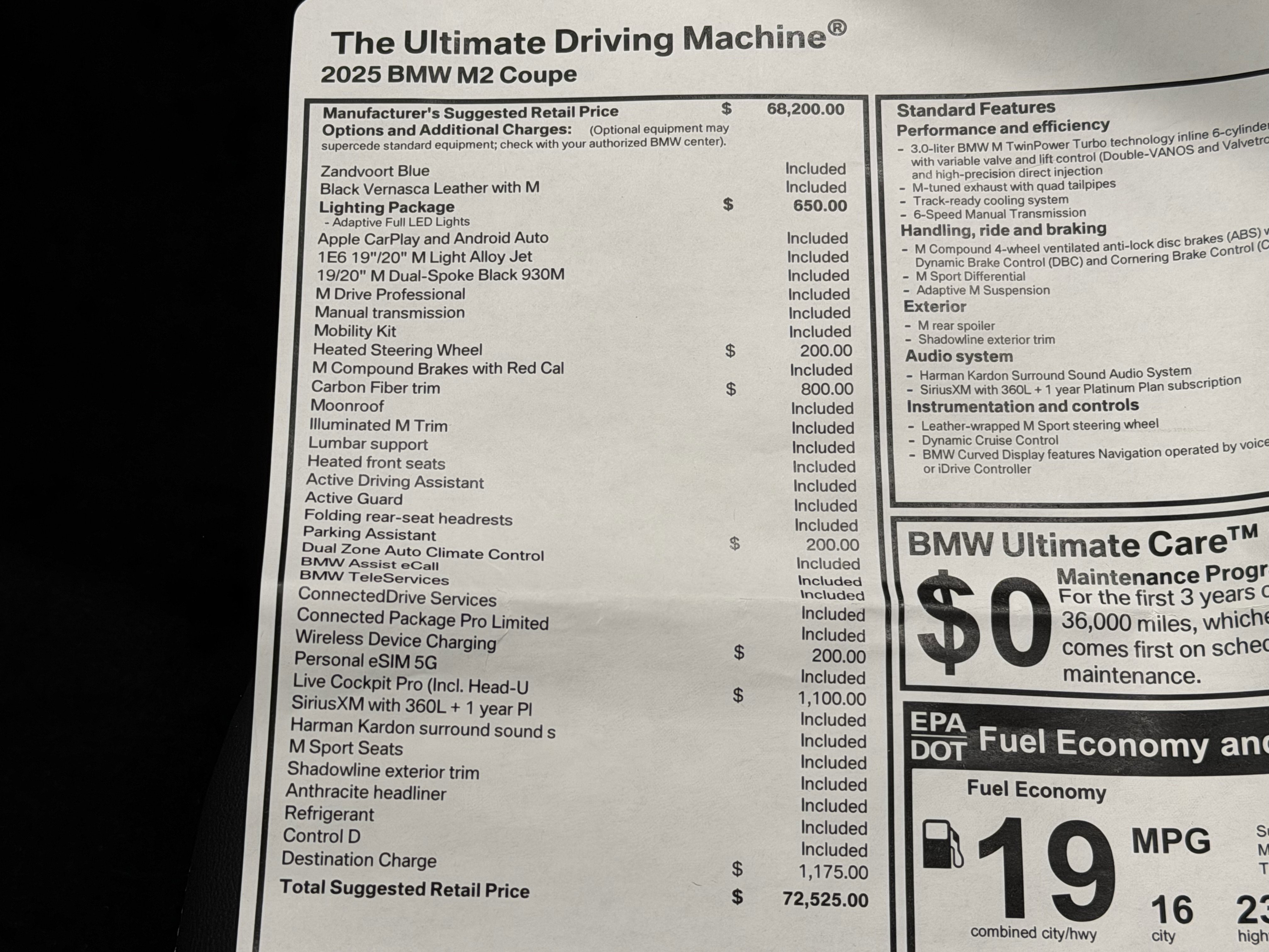 Used 2025 BMW M2 w/ Lighting Package image 52