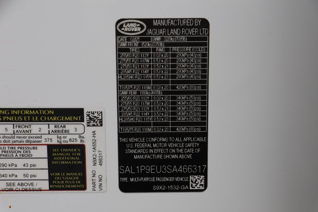 Certified 2025 Land Rover Range Rover Sport SE image 24