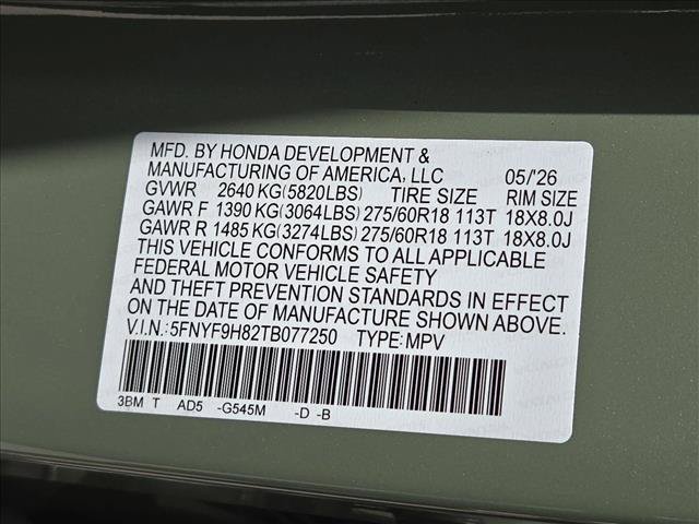 Used 2026 Honda Passport TrailSport Elite image 26