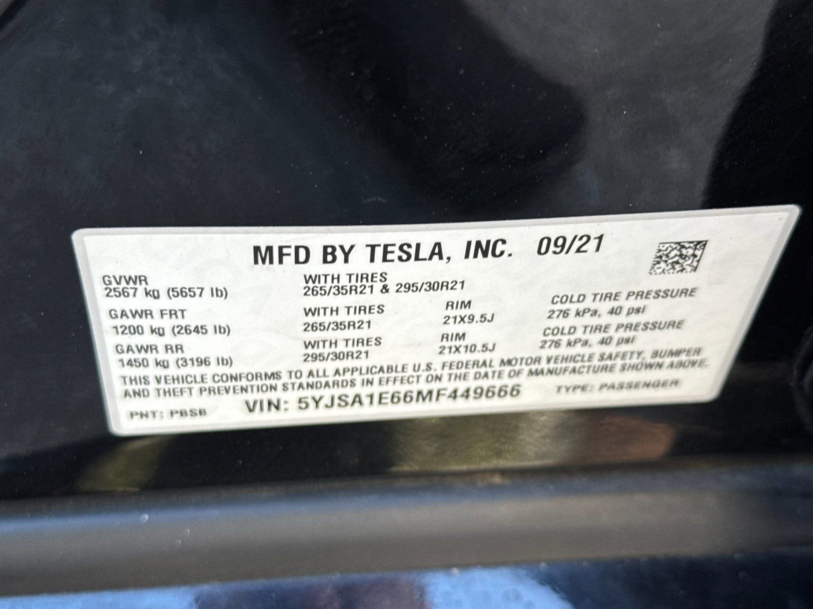 Used 2021 Tesla Model S Plaid image 28