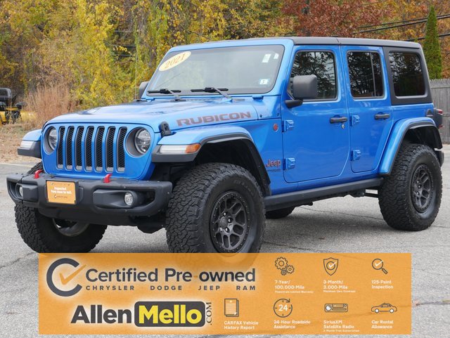 Certified 2021 Jeep Wrangler Unlimited Rubicon w/ Xtreme Recon 35" Tire Package