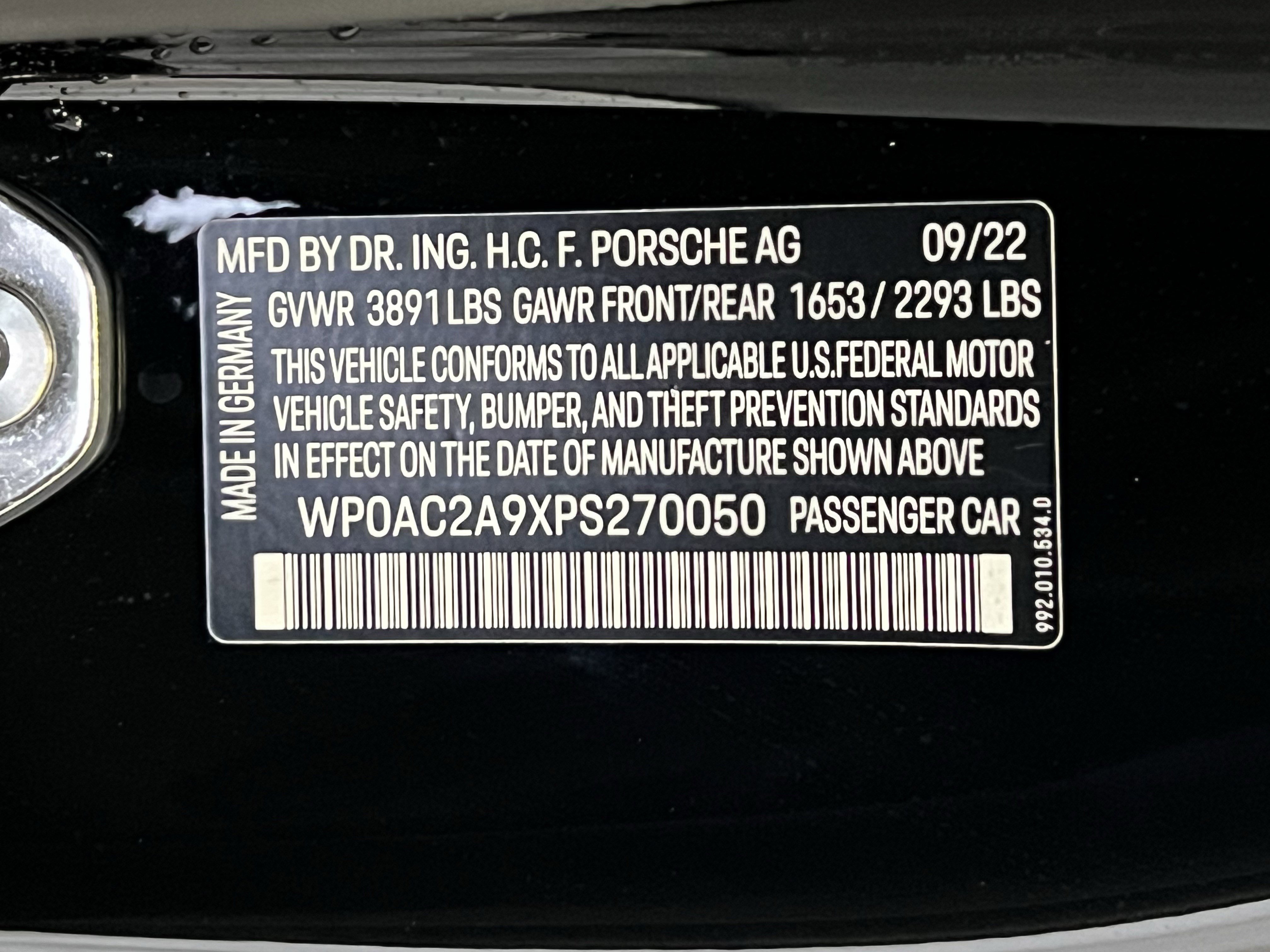 Certified 2023 Porsche 911 GT3 image 24