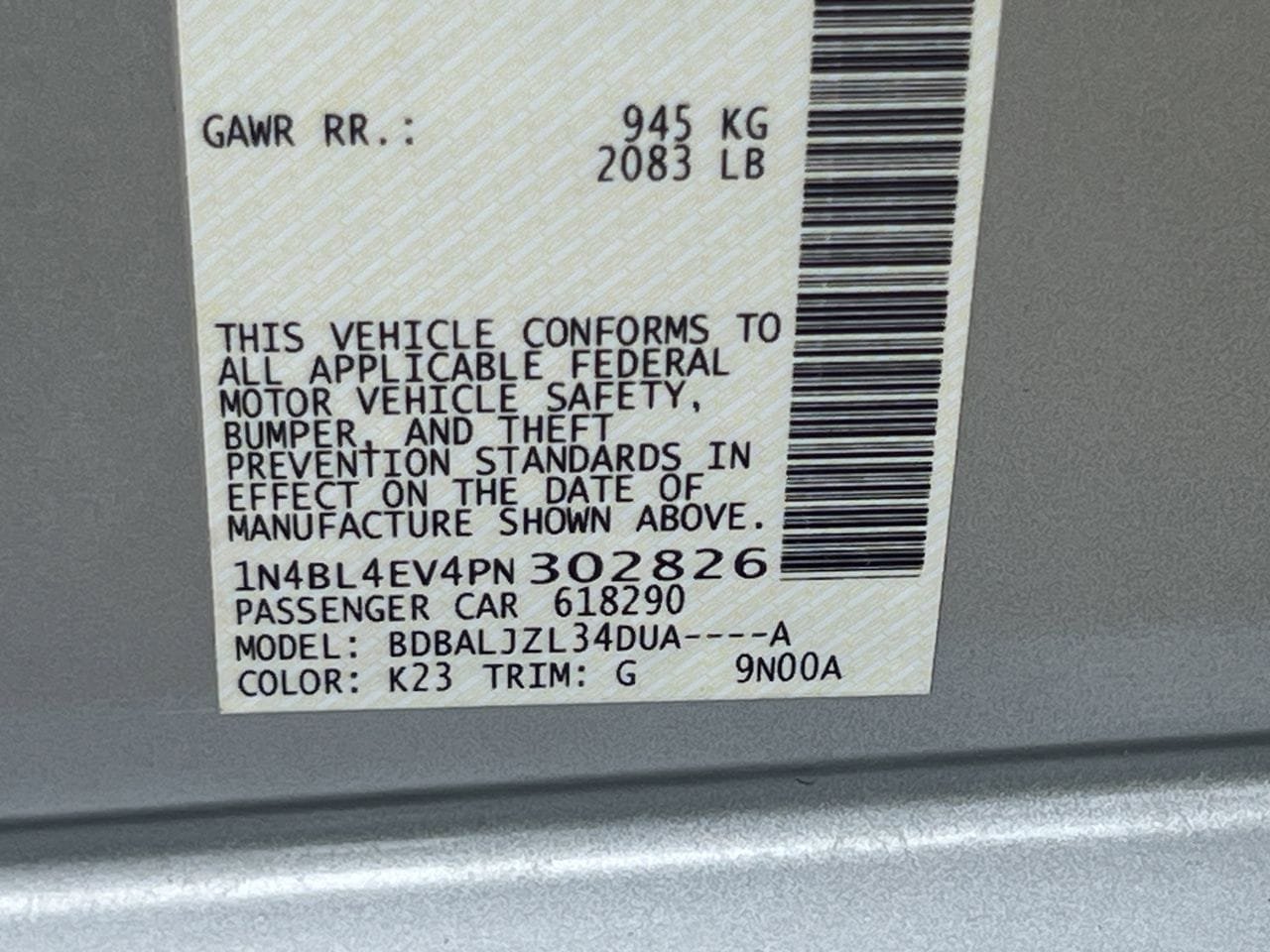 Used 2023 Nissan Altima 2.5 SL FWD image 30
