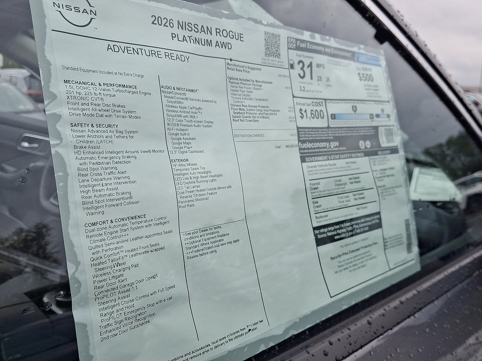 New 2026 Nissan Rogue Platinum image 11