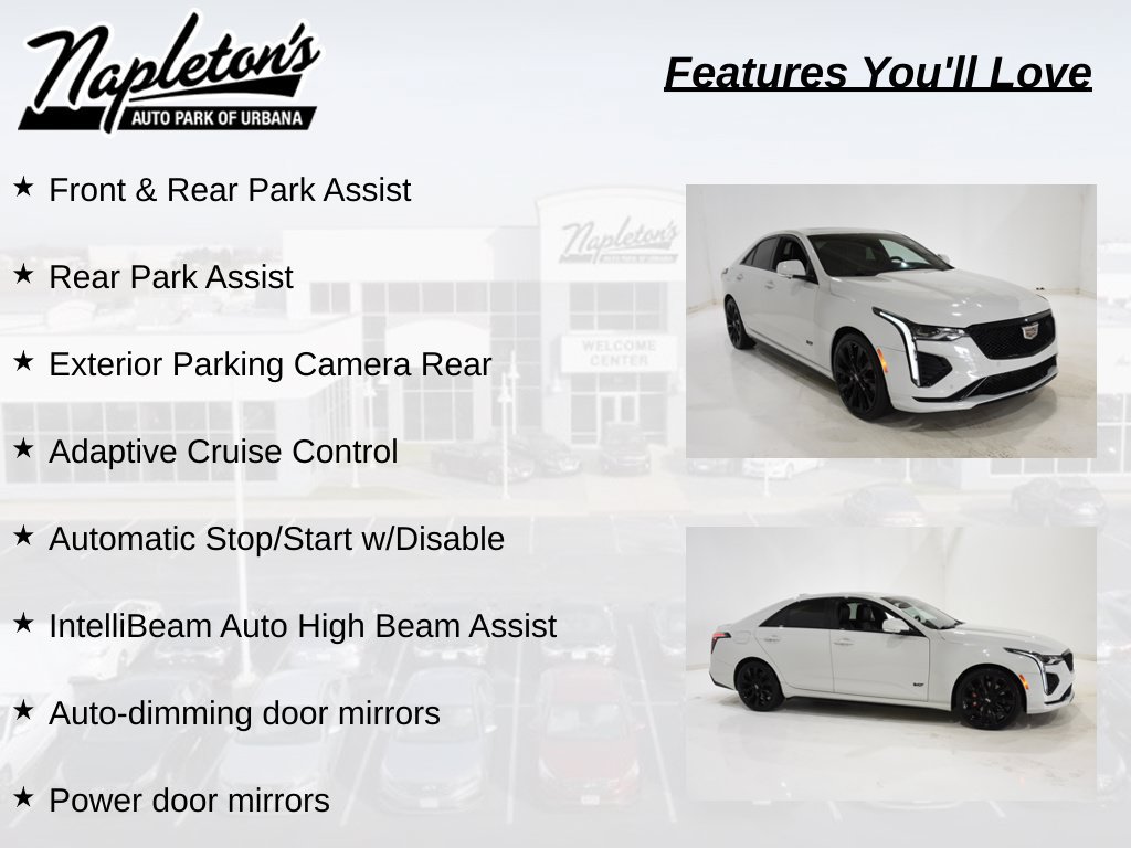 Used 2021 Cadillac CT4 V w/ Technology Package AWD/4WD image 21