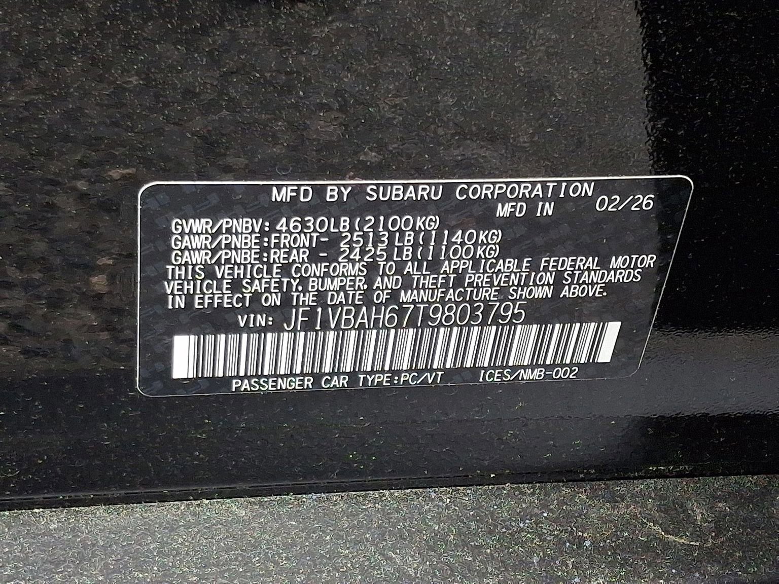 New 2026 Subaru WRX Premium AWD/4WD image 11
