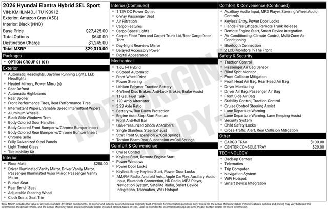 New 2026 Hyundai Elantra SEL FWD image 4