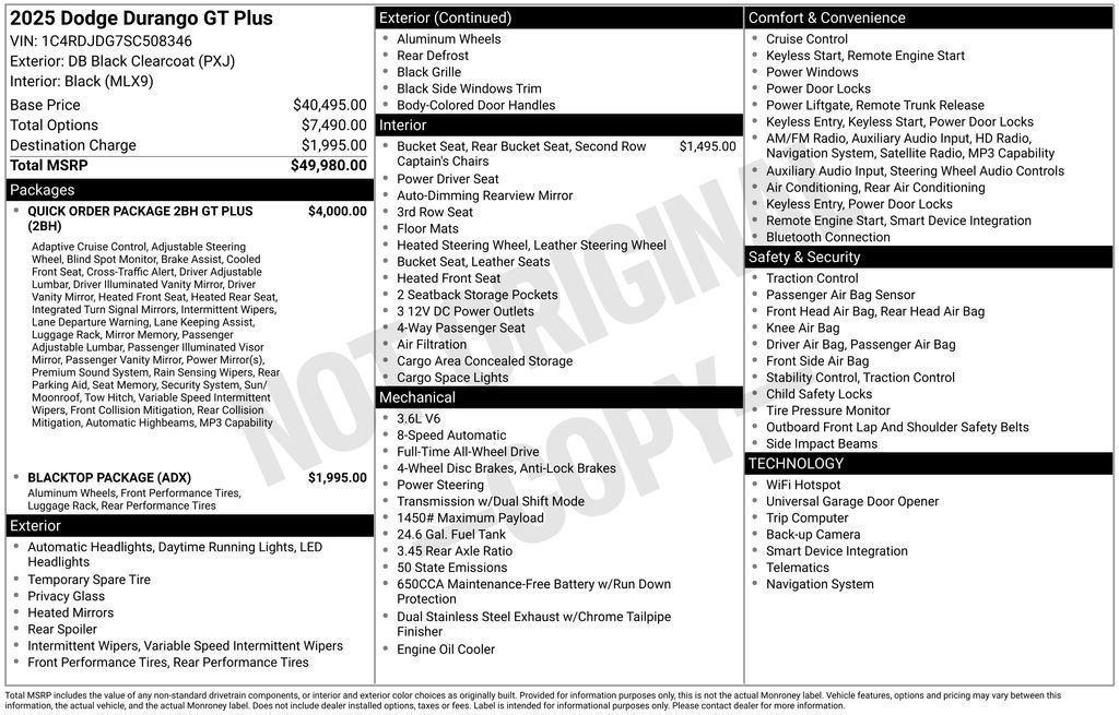 Used 2025 Dodge Durango GT AWD/4WD image 11