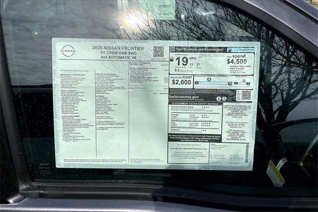 New 2026 Nissan Frontier SV image 12