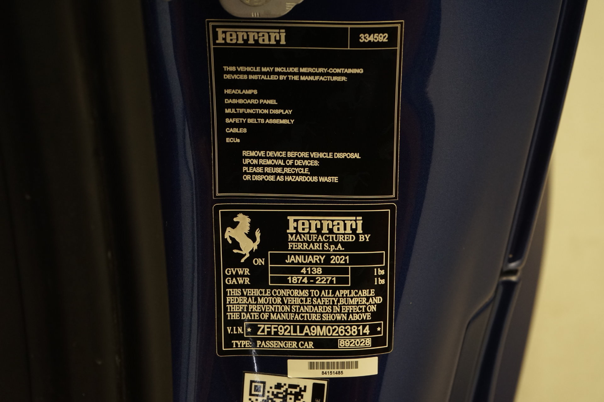Used 2021 Ferrari F8 Tributo RWD image 37