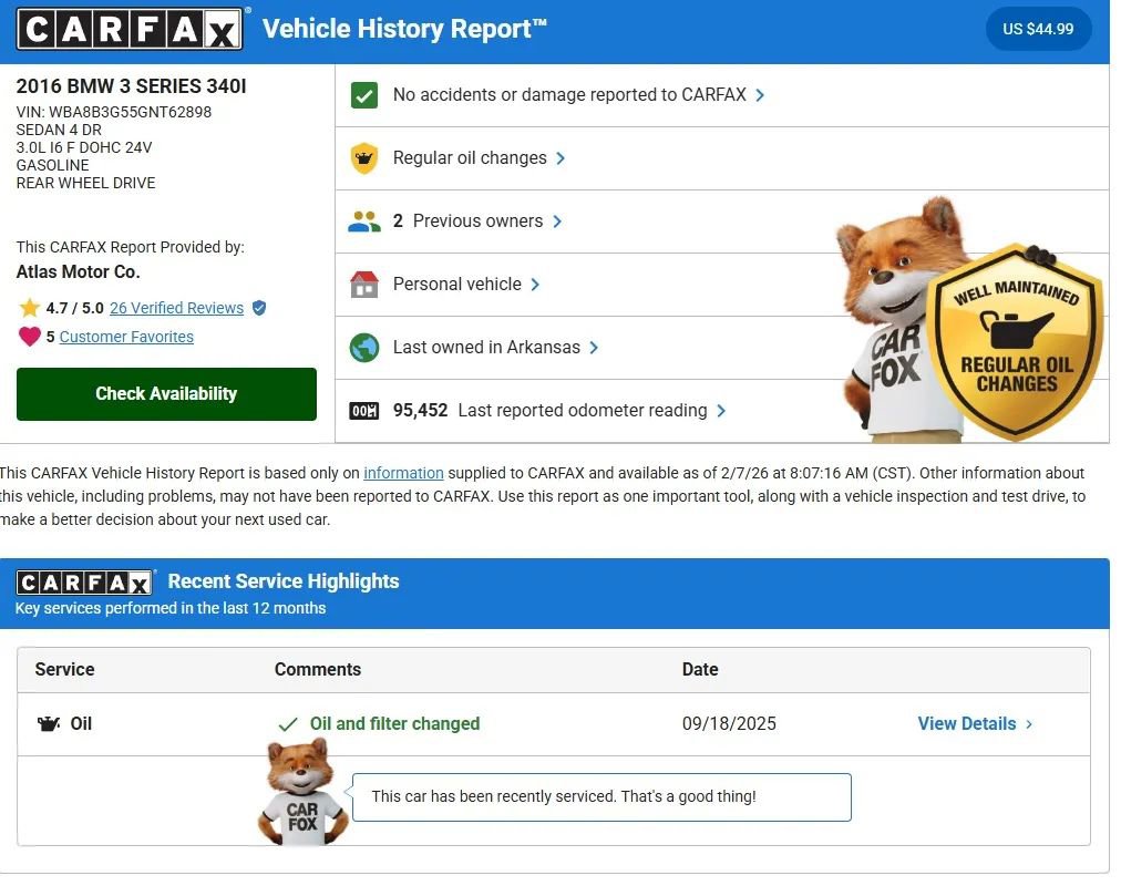 Used 2016 BMW 340i Sedan image 4