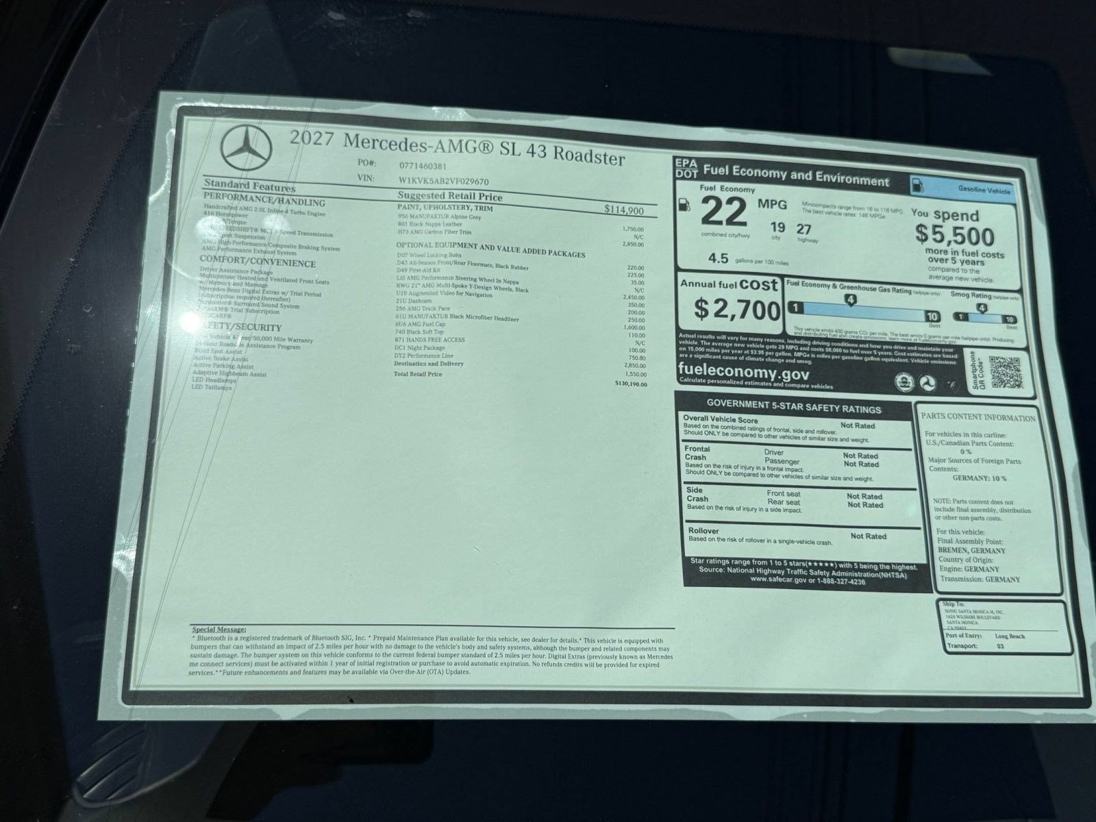 New 2027 Mercedes-Benz SL 43 AMG image 33