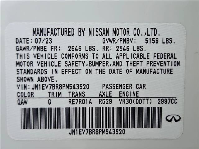 Used 2023 INFINITI Q50 Luxe AWD/4WD image 25