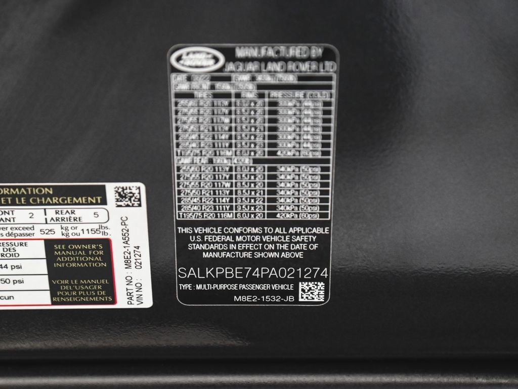 Used 2023 Land Rover Range Rover Long Wheelbase SE AWD/4WD image 16