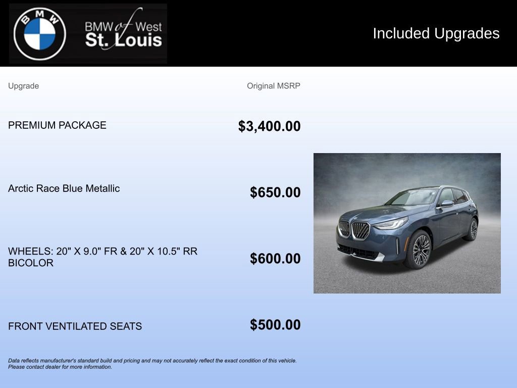 Certified 2025 BMW X3 xDrive30i w/ Premium Package image 20