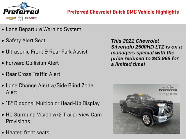 Used 2021 Chevrolet Silverado 2500 LTZ w/ LTZ Plus Package AWD/4WD image 11