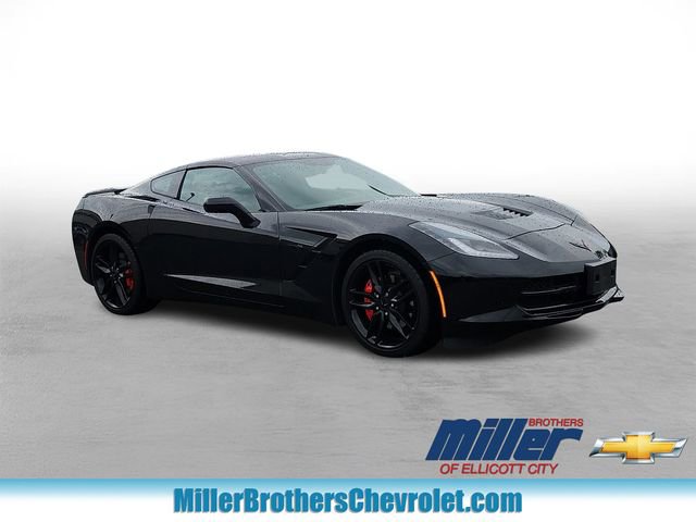Used 2019 Chevrolet Corvette Stingray Coupe w/ Carbon Flash Badge Package RWD image 1