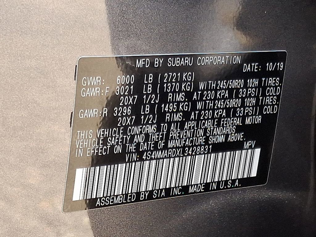 Used 2020 Subaru Ascent Touring w/ Popular Package #2A AWD/4WD image 33