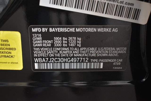 Used 2017 BMW 740e xDrive AWD/4WD image 33