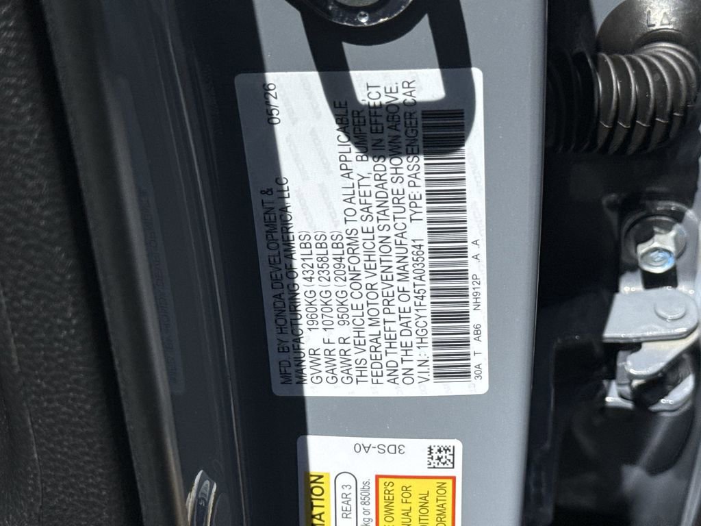 New 2026 Honda Accord SE image 27