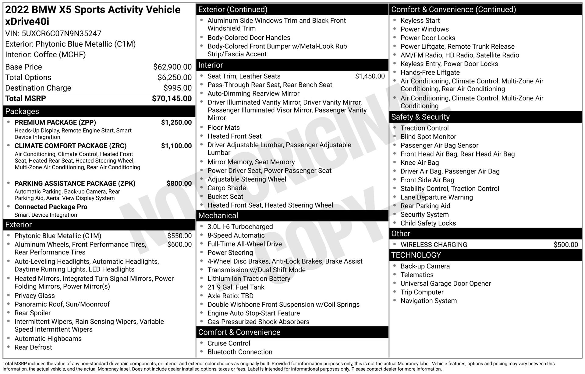 Used 2022 BMW X5 xDrive40i w/ Premium Package