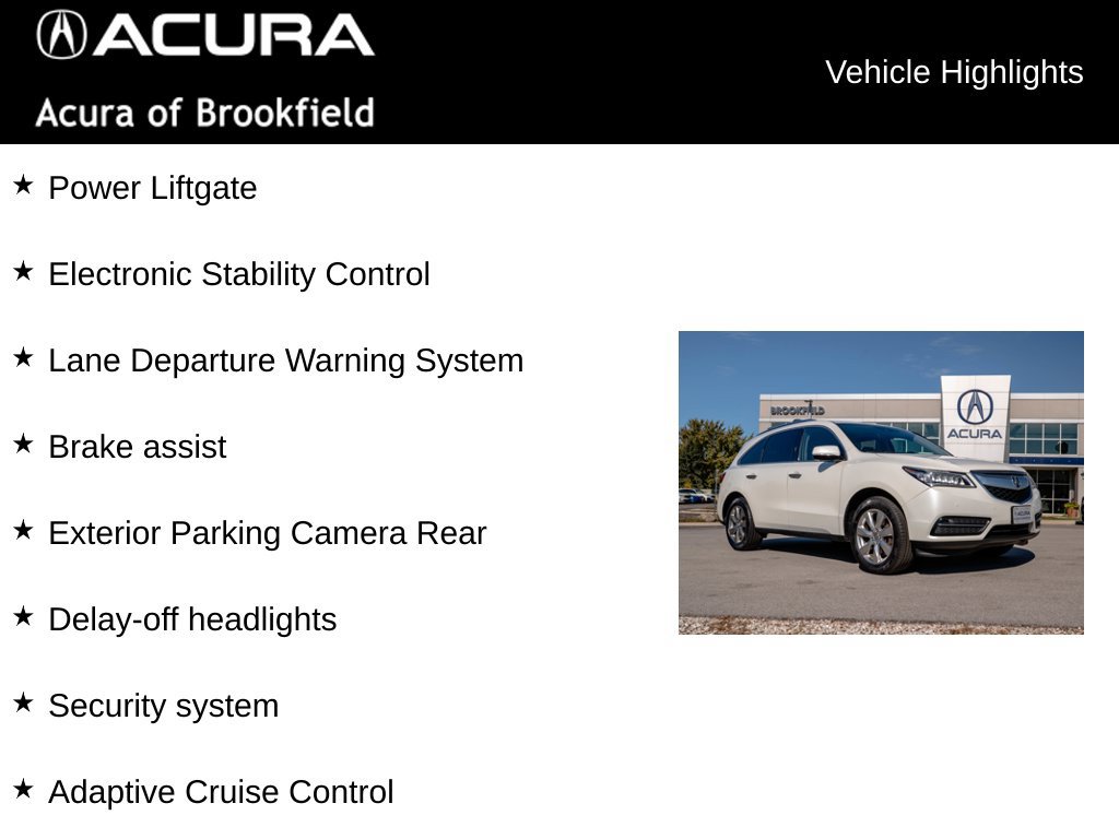 Used 2016 Acura MDX SH-AWD image 16
