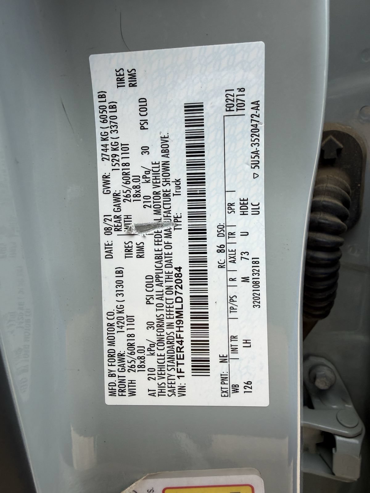 Used 2021 Ford Ranger XLT w/ Equipment Group 302A High AWD/4WD image 30