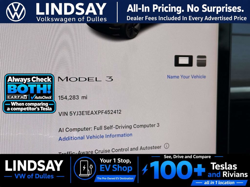 Used 2023 Tesla Model 3 Standard Range RWD image 15