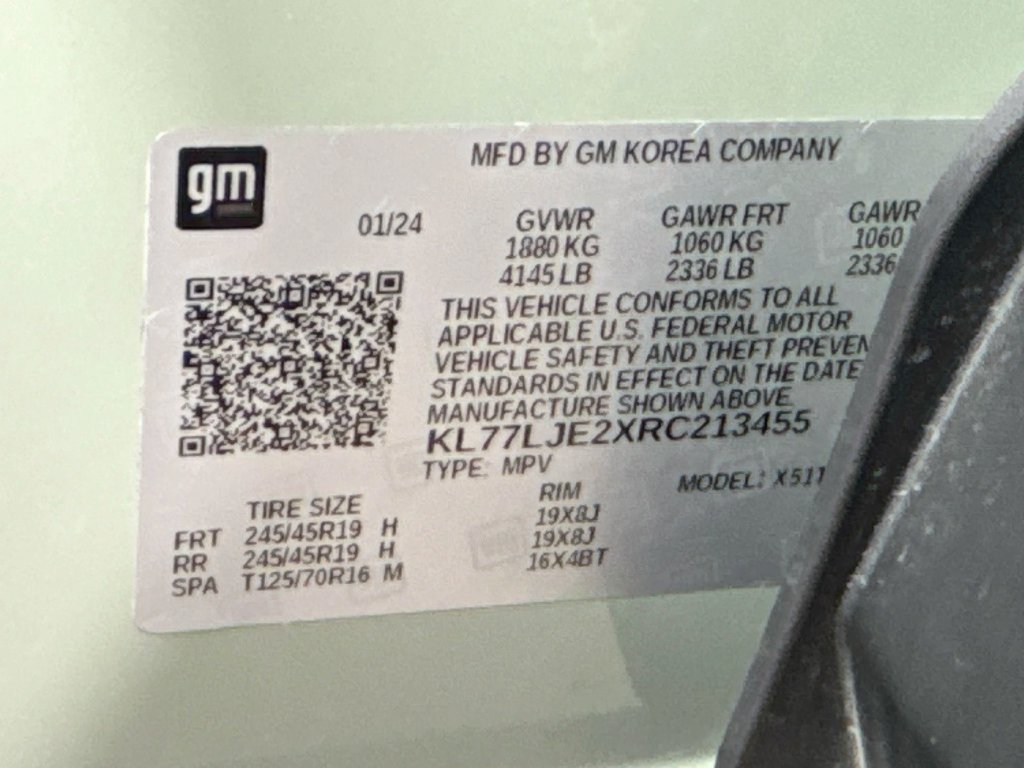 Used 2024 Chevrolet Trax RS w/ Sunroof Package FWD image 40