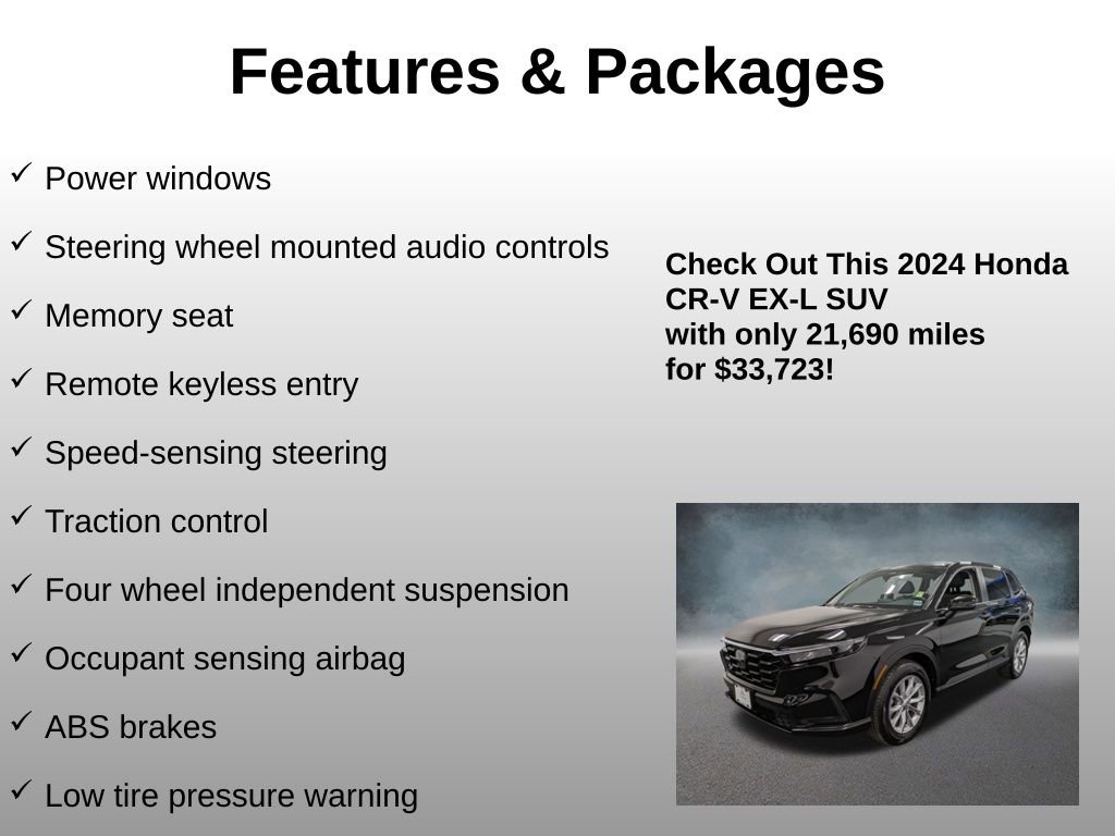 Certified 2024 Honda CR-V EX-L image 12