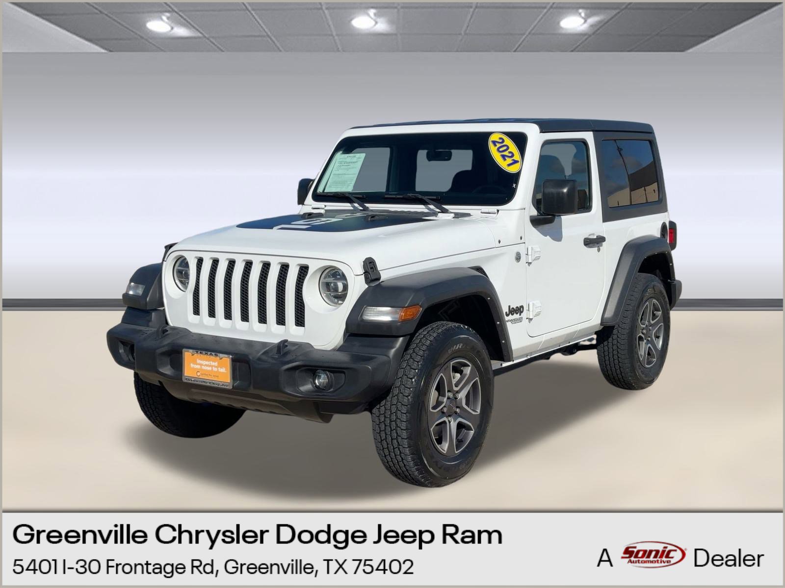 Certified 2021 Jeep Wrangler Sport S