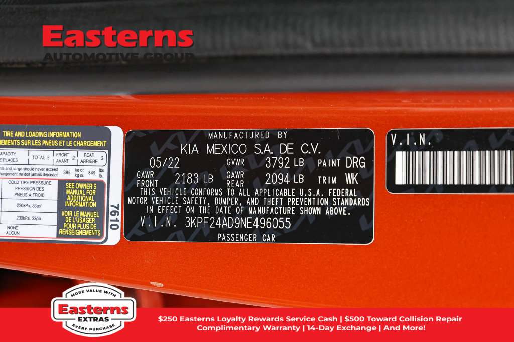 Used 2022 Kia Forte LXS FWD image 36