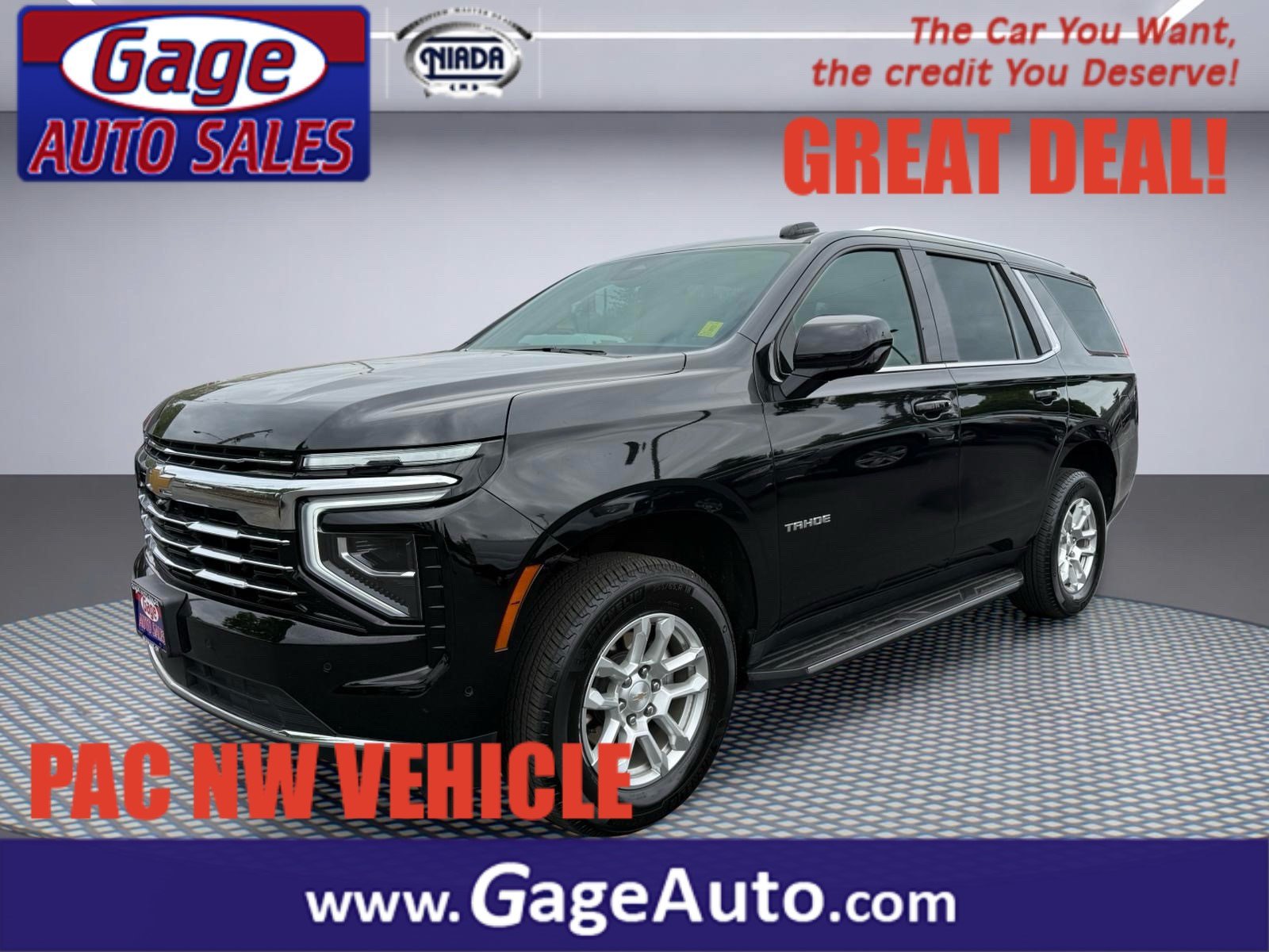 Used 2025 Chevrolet Tahoe LT AWD/4WD image 1