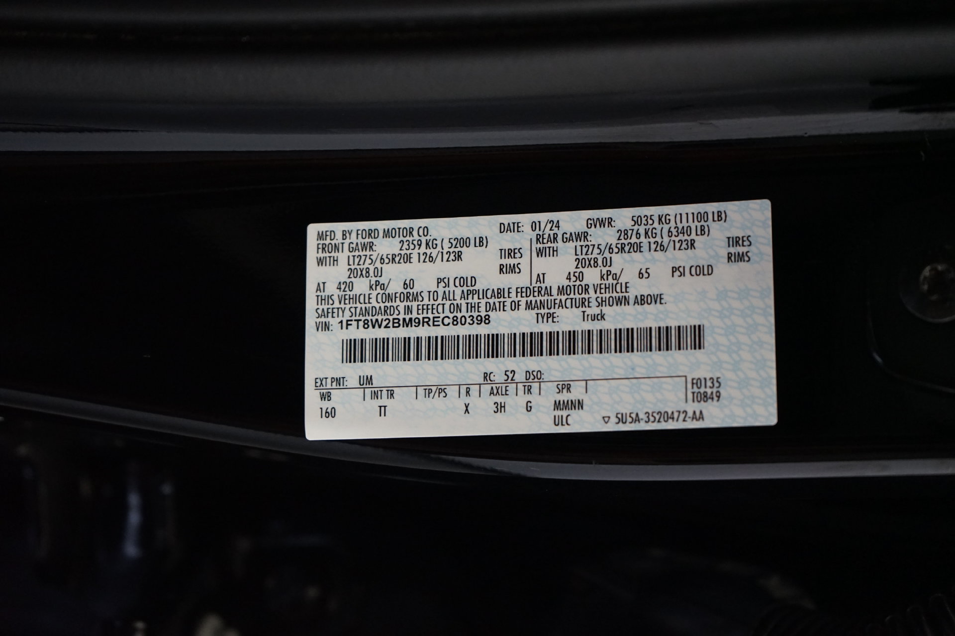Used 2024 Ford F250 Limited w/ FX4 Off-Road Package AWD/4WD image 35