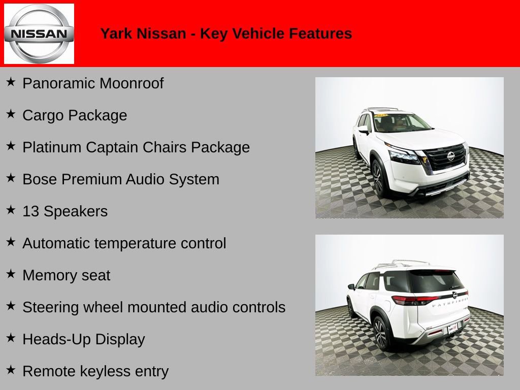 Certified 2025 Nissan Pathfinder Platinum AWD/4WD image 2