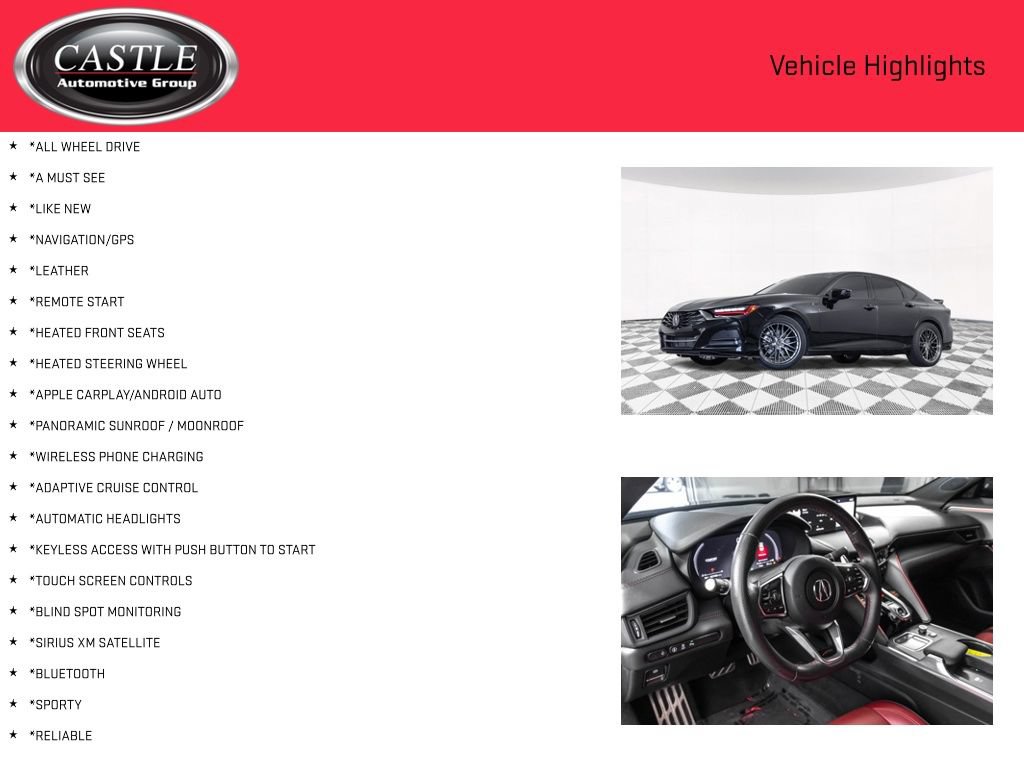 Used 2024 Acura TLX SH-AWD w/ A-SPEC Pkg image 3