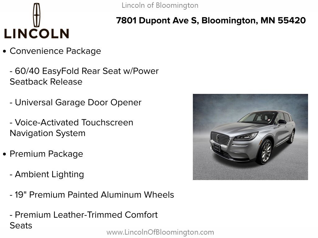 Used 2022 Lincoln Corsair AWD w/ Premium Package image 9