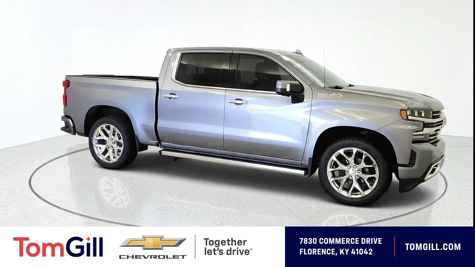 Used 2021 Chevrolet Silverado 1500 High Country w/ Technology Package AWD/4WD image 1