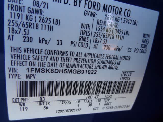 Certified 2021 Ford Explorer XLT w/ Class III Trailer Tow Package AWD/4WD image 45