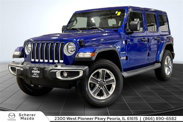 Used 2020 Jeep Wrangler Unlimited Sahara w/ Uconnect 4C Nav & Sound Group