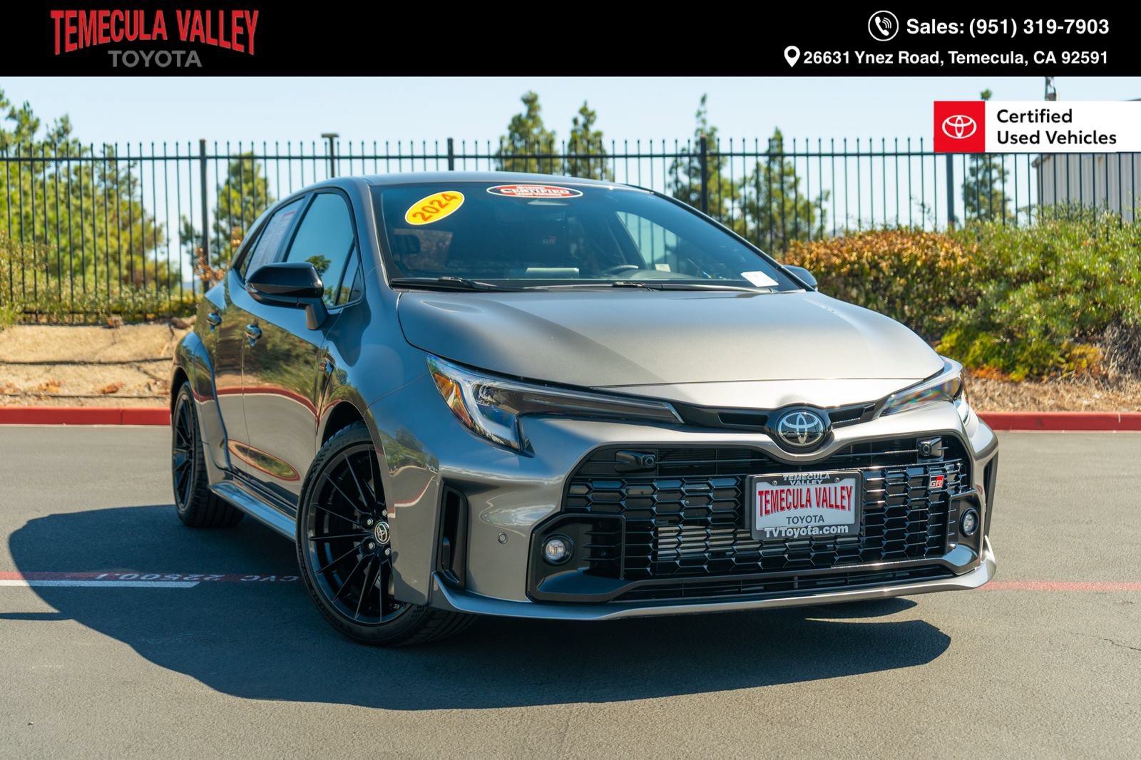 Certified 2024 Toyota Corolla GR