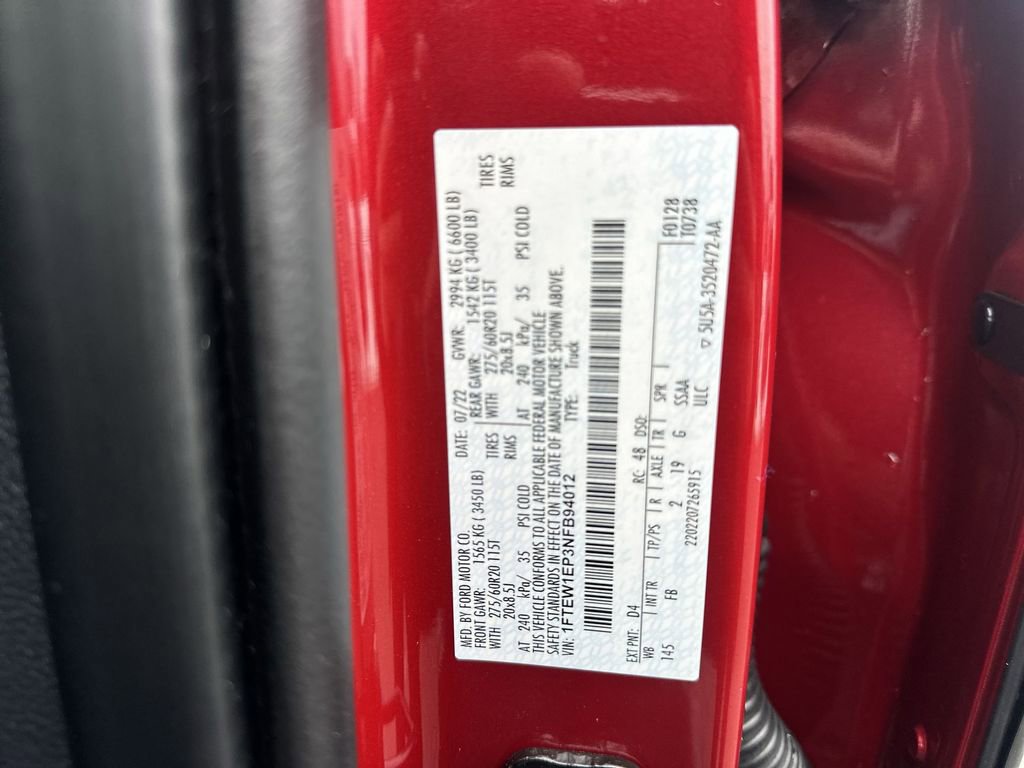 Used 2022 Ford F150 XLT w/ Equipment Group 302A High image 19