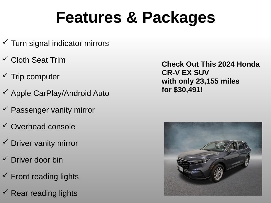 Certified 2024 Honda CR-V EX image 24