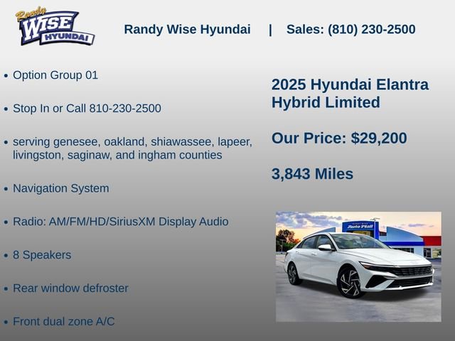 New 2025 Hyundai Elantra Limited FWD image 5
