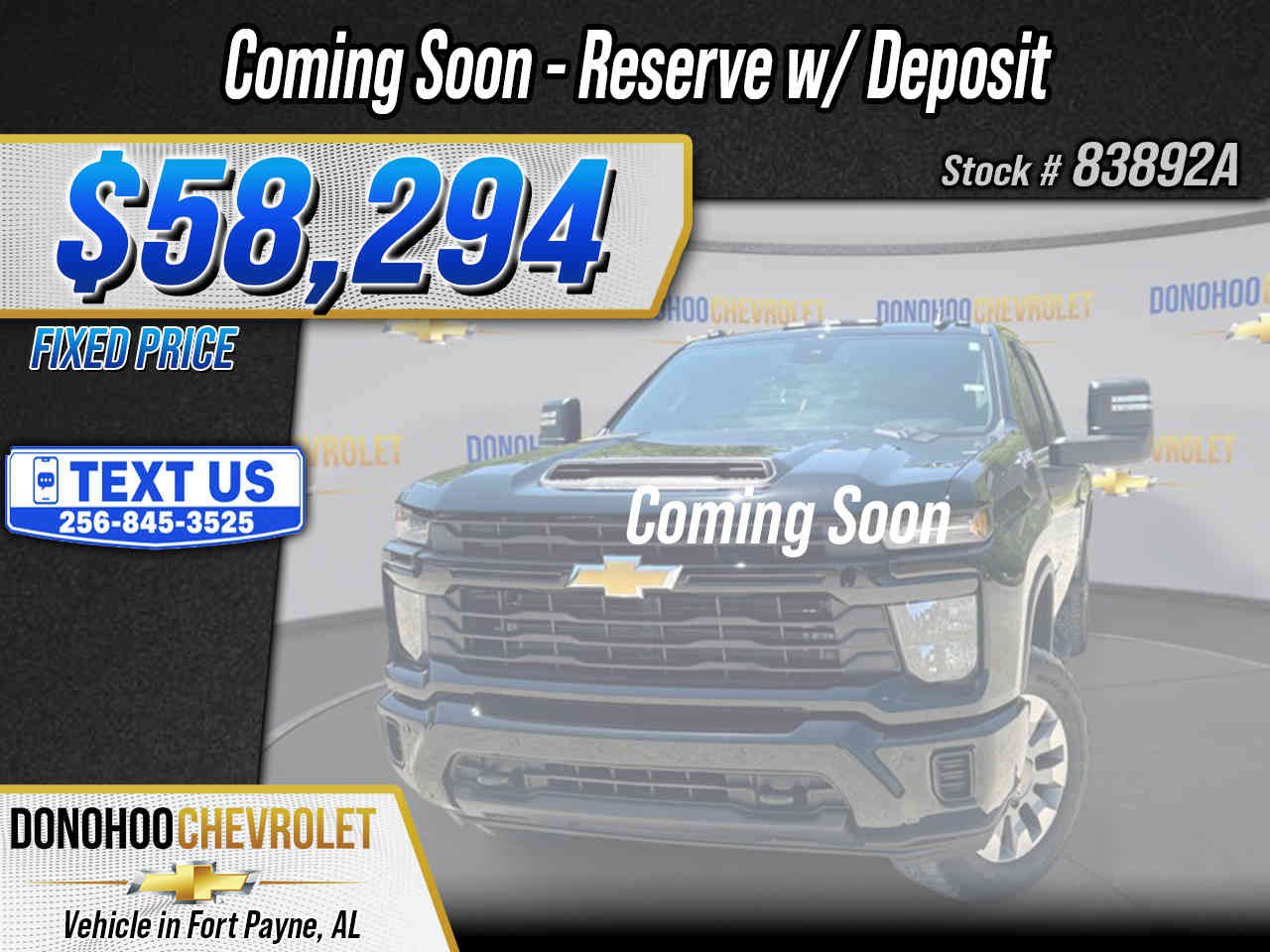Used 2025 Chevrolet Silverado 2500 Custom w/ Custom Value Package