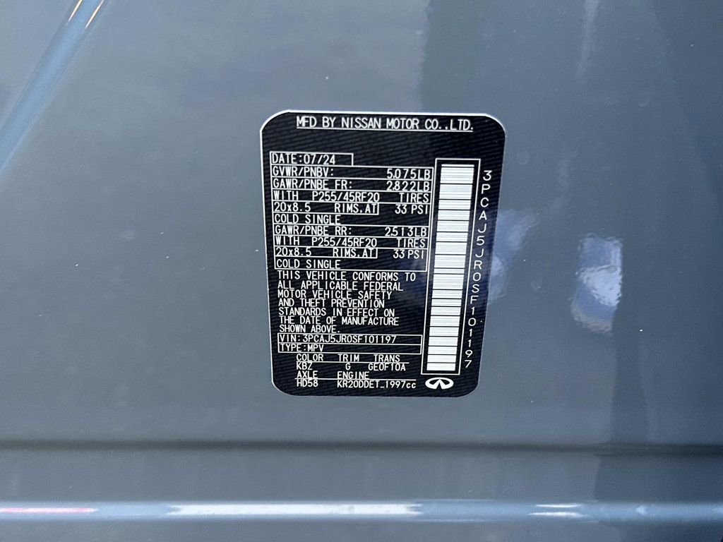 Certified 2025 INFINITI QX55 Luxe w/ Cargo Package image 42