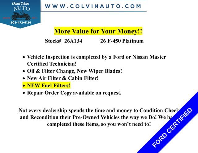 Certified 2026 Ford F450 4x4 Crew Cab Super Duty image 8