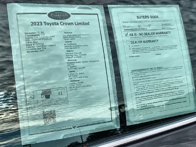 Used 2023 Toyota Crown AWD/4WD image 46