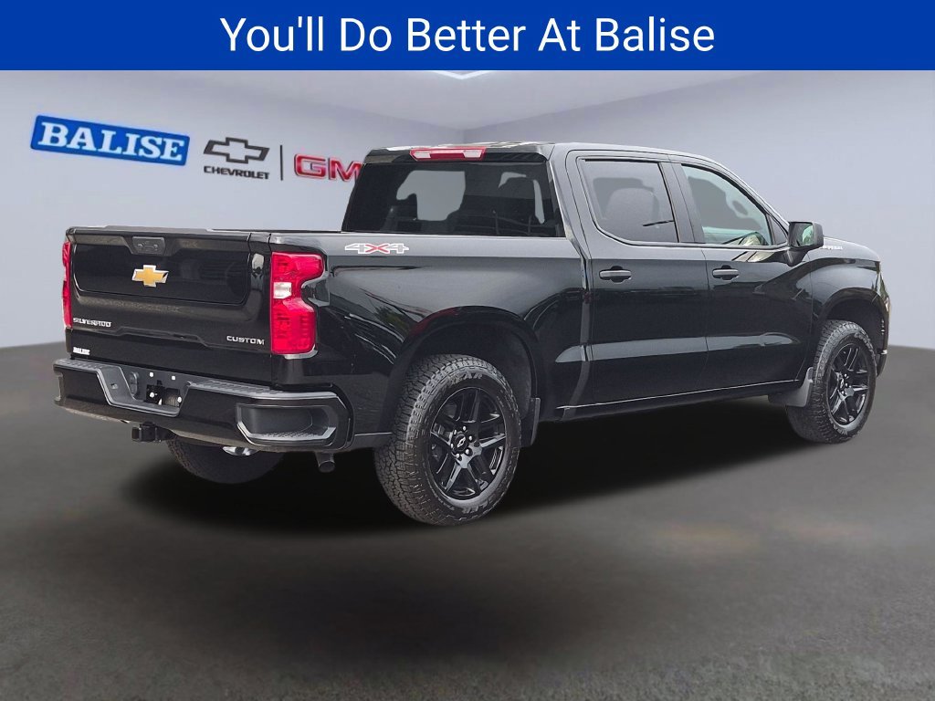 New 2026 Chevrolet Silverado 1500 Custom w/ Turbomax Blackout Package AWD/4WD image 3